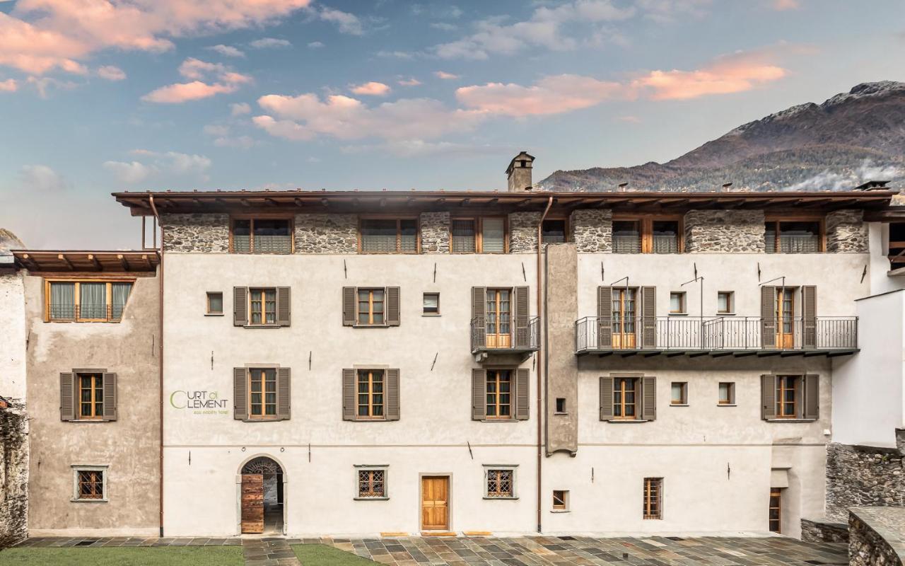 Curt di Clement Eco Mobility Hotel Tirano Bagian luar foto